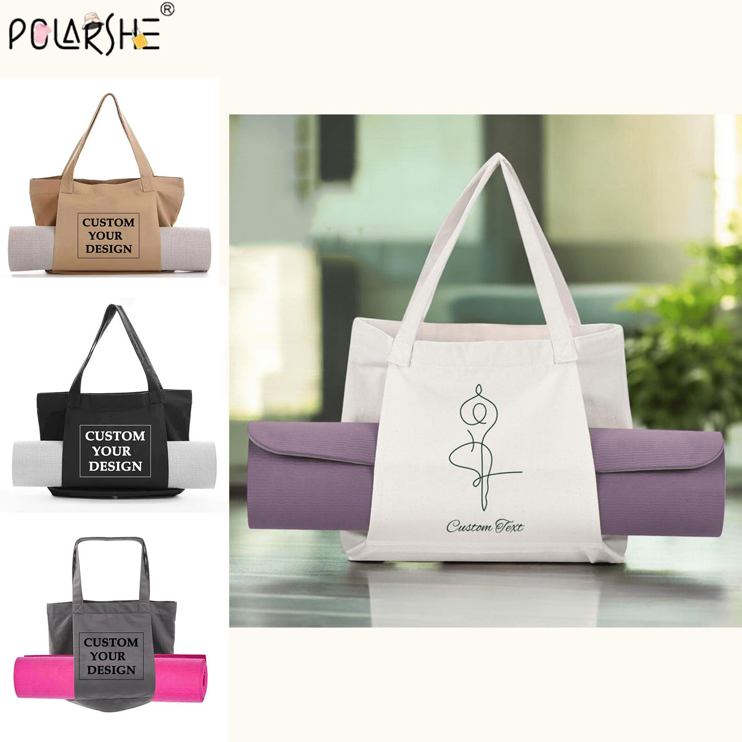 Pilates Yoga Bag - Tas Jinjing Matras Yoga Kustom Tas