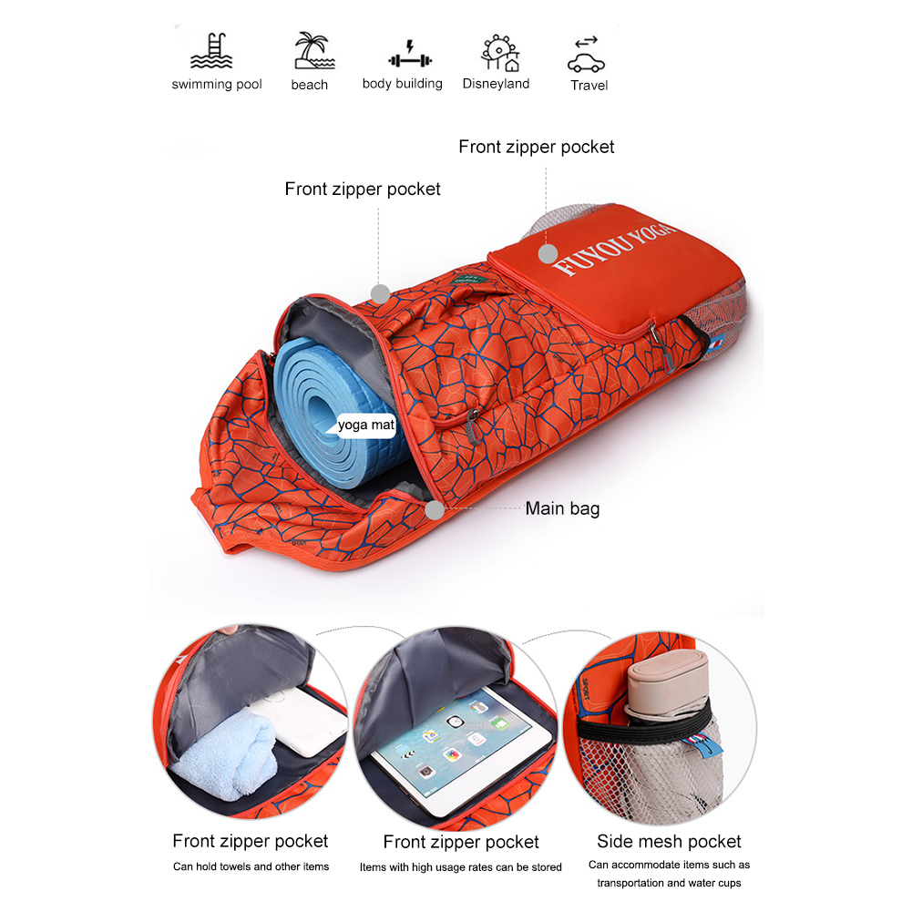 Pilates Yoga Bag - Tas Olahraga Yoga Tahan Air, Tas