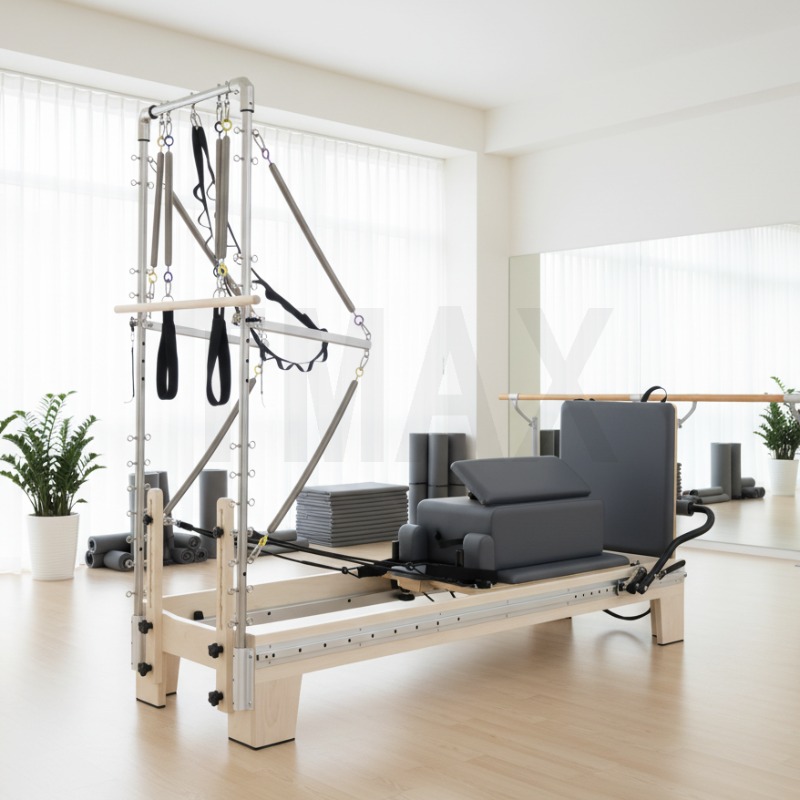 Pilates Yoga Reformer - YTYIN Tmax Reformer Pilates Kayu Maple