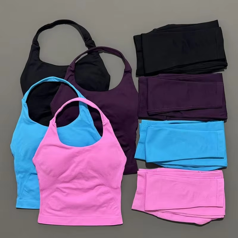 Pilates Yoga Equipment - 2 Set Pakaian Olahraga Wanita Yoga