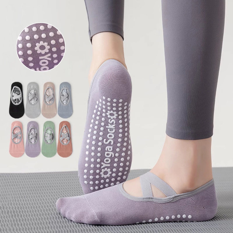 Pilates Yoga Fitness - Kaus kaki Yoga bawah handuk berongga