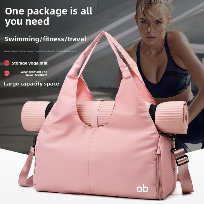 Pilates Yoga Bag - Tas Yoga Fitness Wanita Kapasitas Besar,