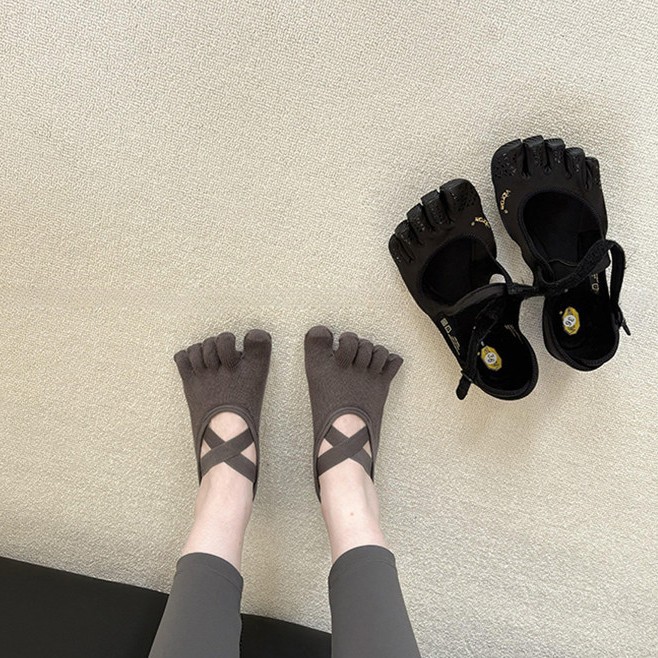 Pilates Yoga Fitness - Kaos Kaki Yoga Wanita dengan Tali