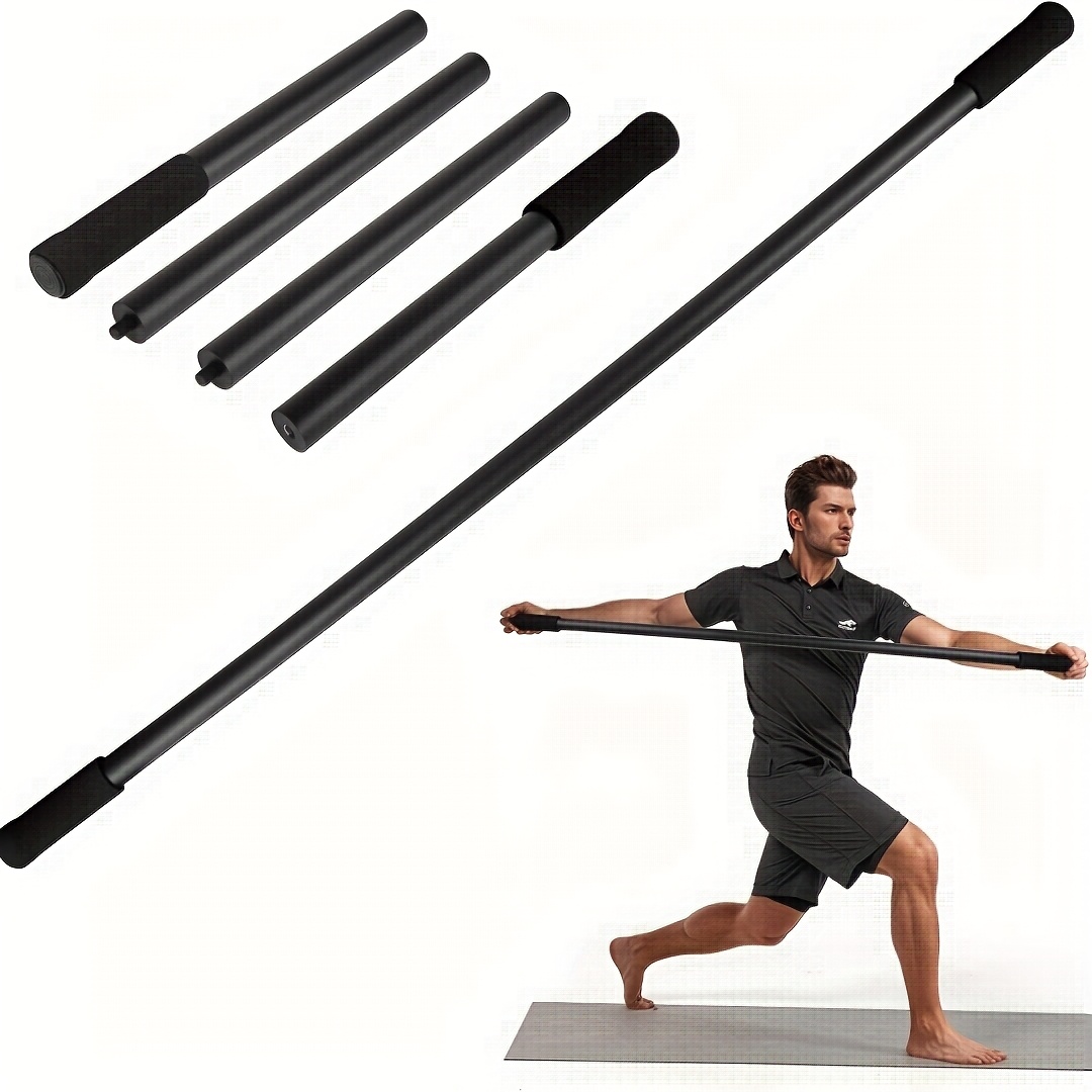 Pilates Yoga Equipment - Tongkat Yoga Lepas Pasang dengan Panjang