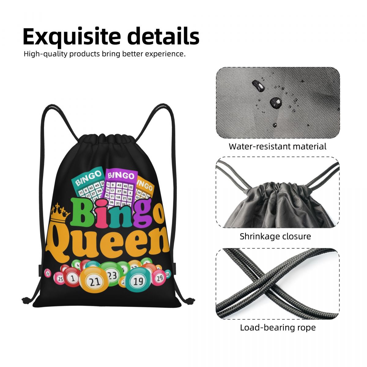 Kustom Bingo Queen permainan k - Pilates Yoga Bag ulasan dan harga