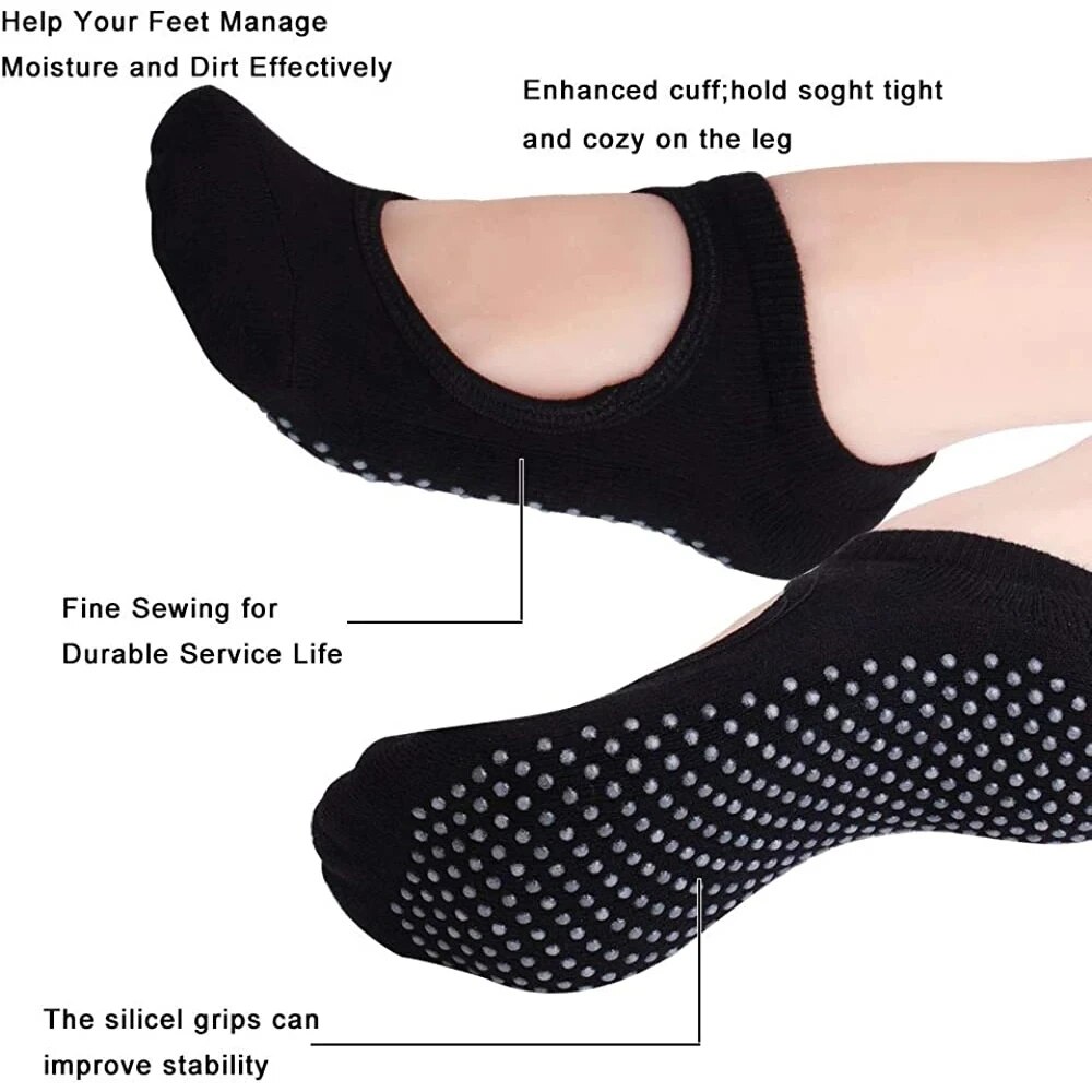 Kaus Kaki Yoga Wanita Kualitas - Pilates Yoga Fitness ulasan dan harga