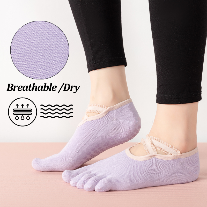Kaus Kaki Pilates Anti Selip W - Pilates Yoga Fitness ulasan dan harga