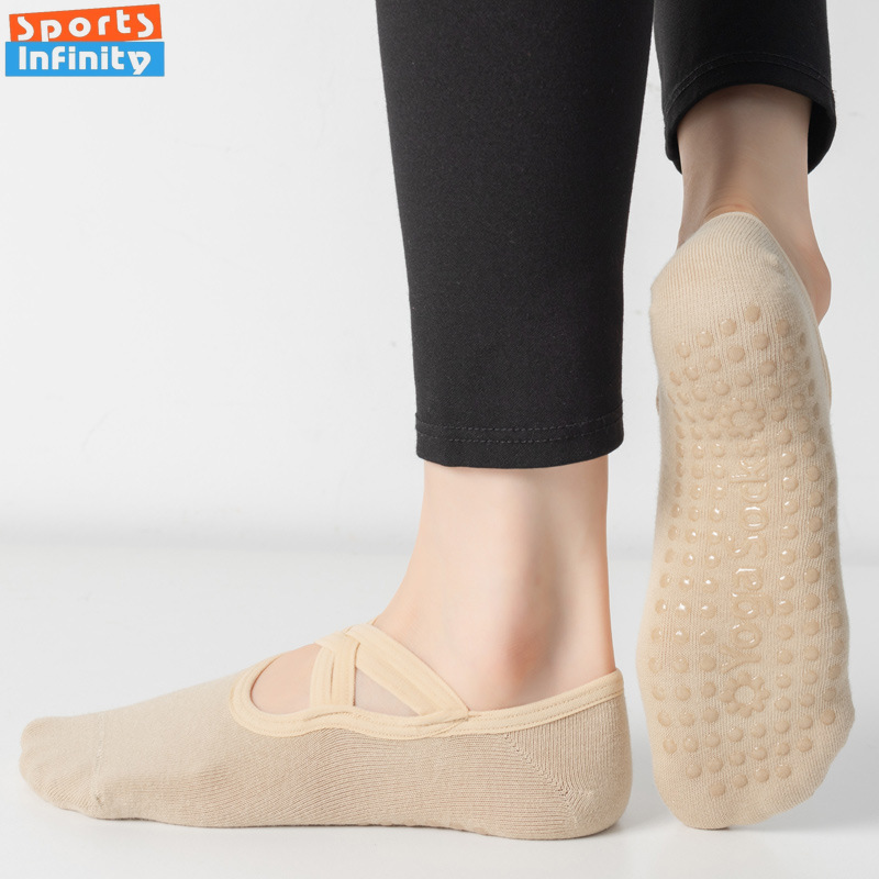 Kaus Kaki Yoga Punggung Terbuk - Pilates Yoga Fitness ulasan dan harga