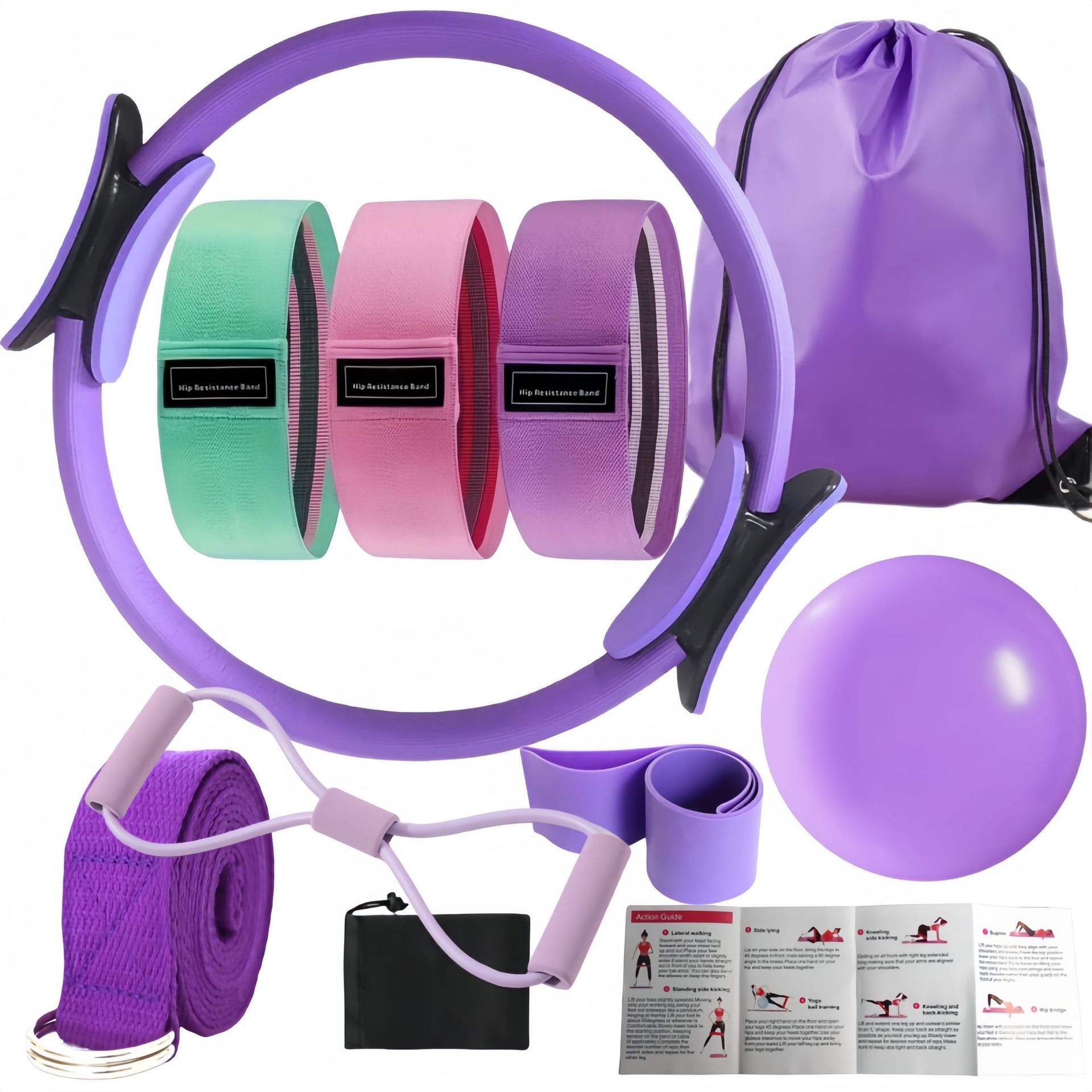 Set Kombinasi Yoga Pilates 10- - Pilates And Yoga Combined ulasan dan harga