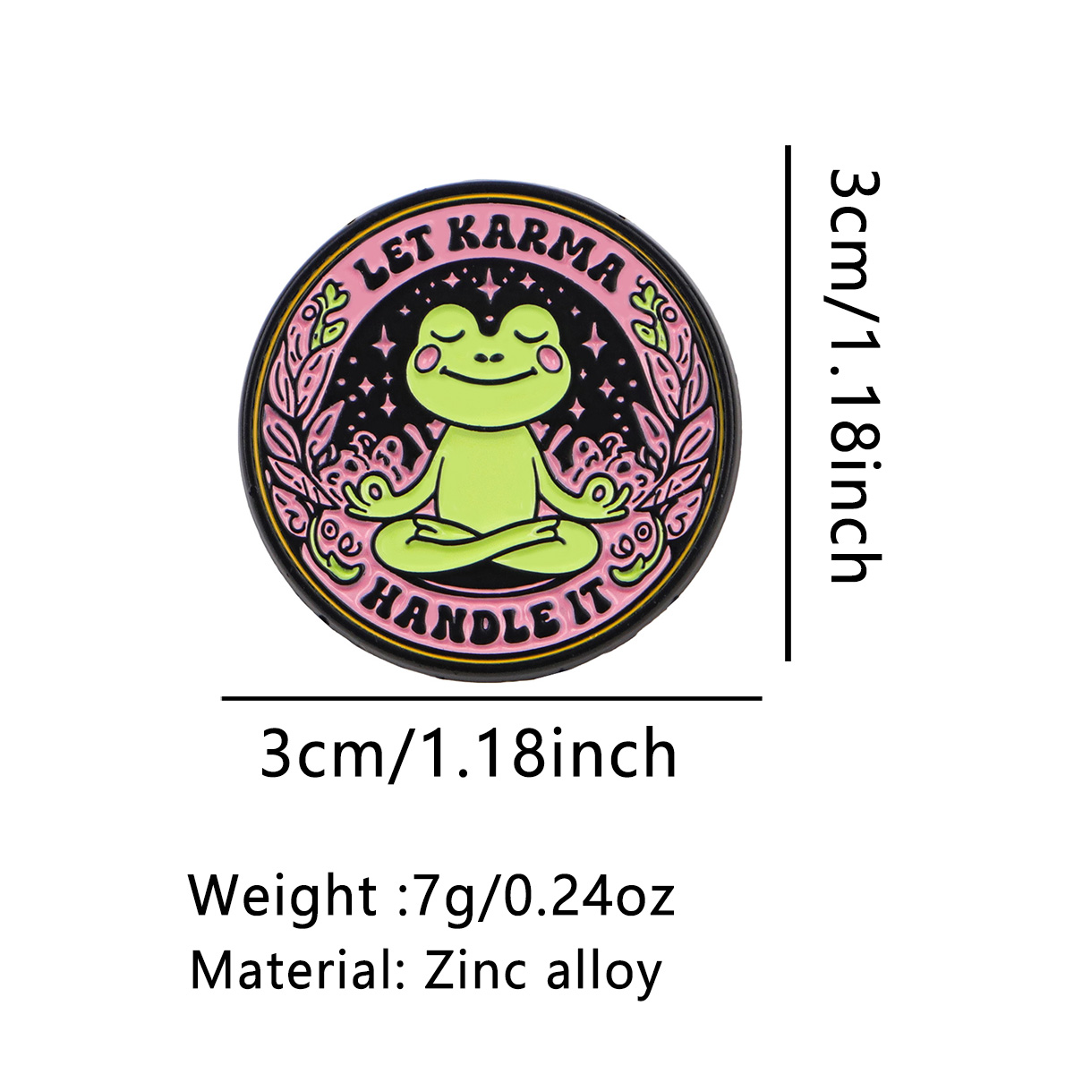 Pin Enamel Katak Yoga LET KARM - Pilates Yoga Bag ulasan dan harga