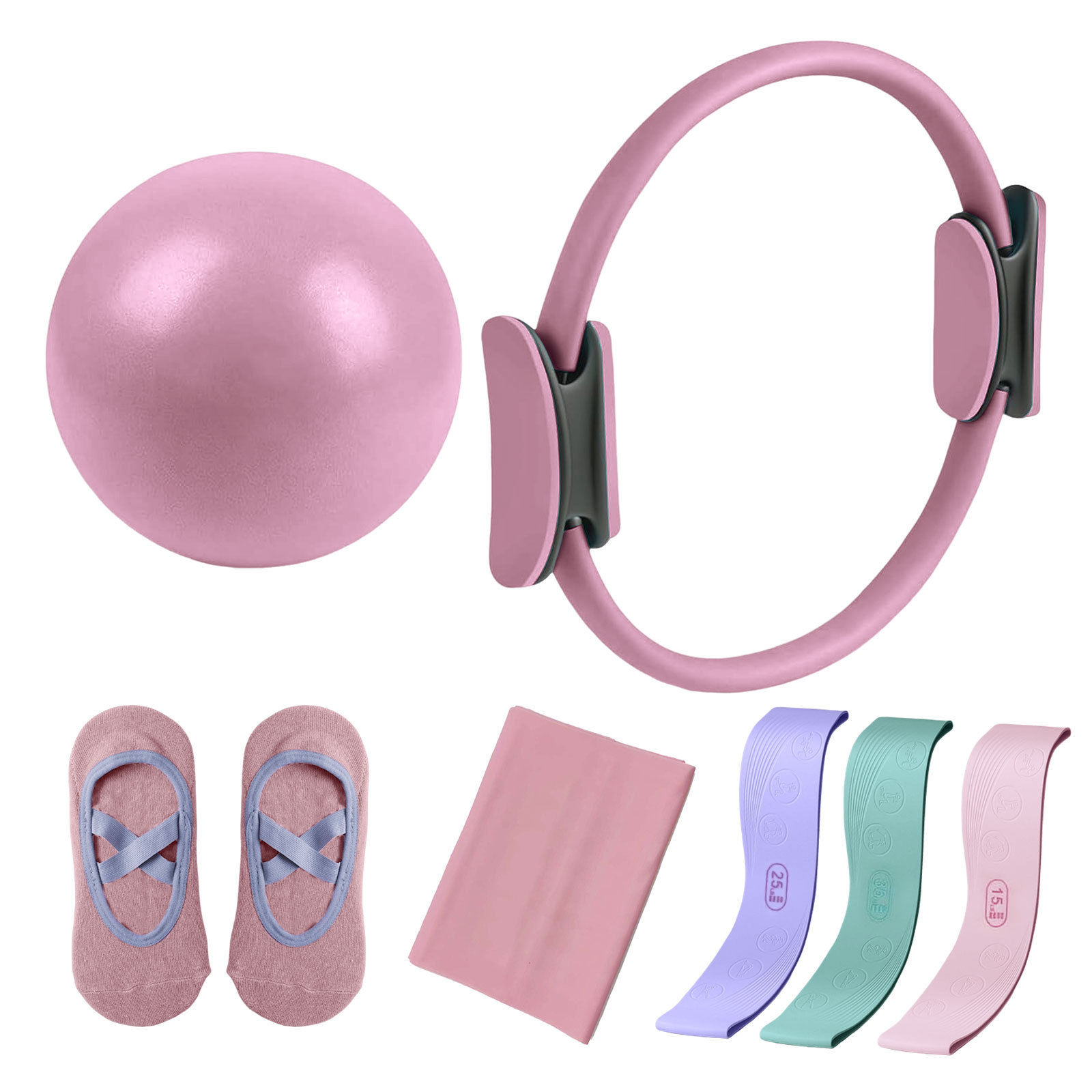 Pilates Circle Resistance Band - Pilates And Yoga Combined ulasan dan harga