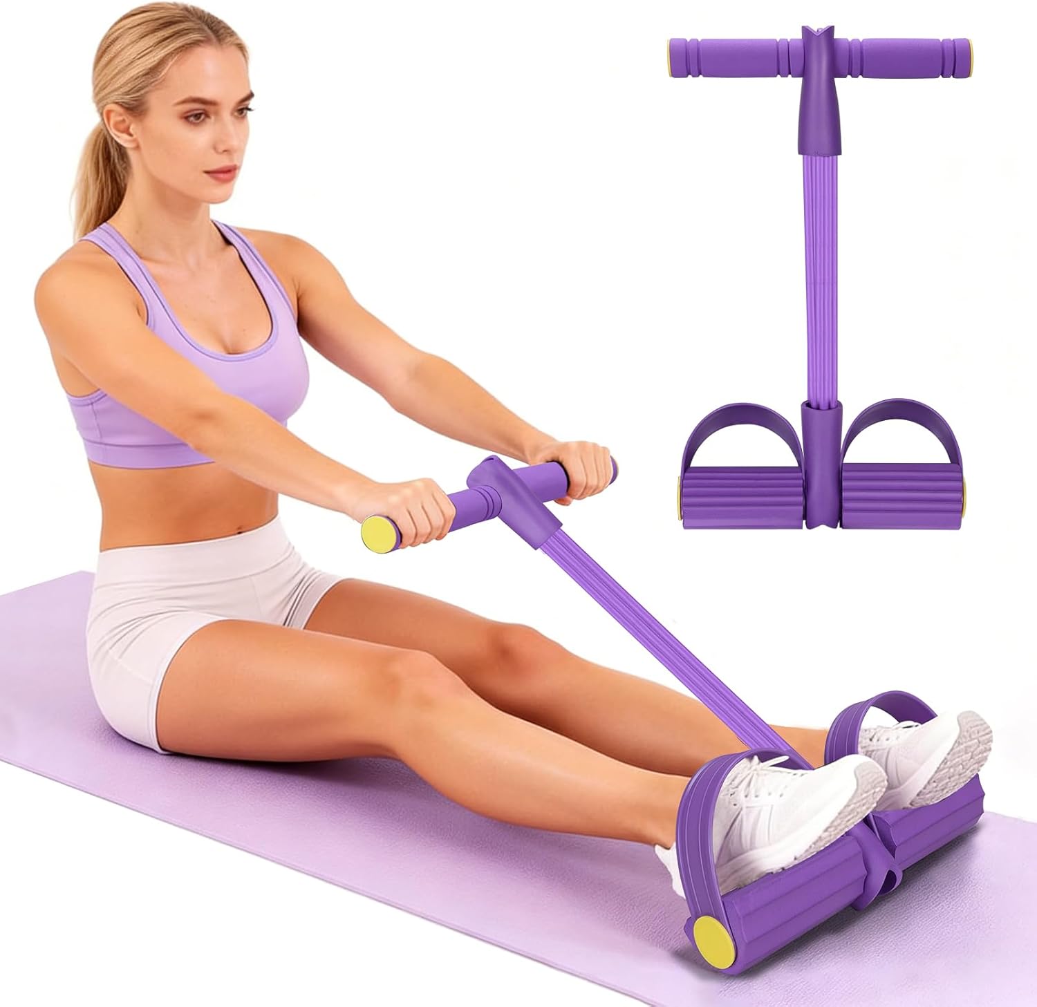 Tali Resistensi 4-Tube Multifu - Pilates Yoga Reformer ulasan dan harga